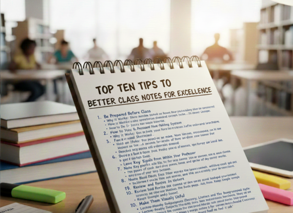 Top Ten Tips To Better Class Notes For Excellence