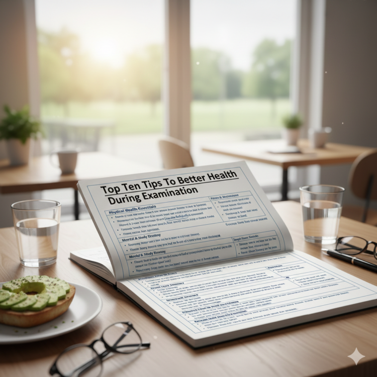 Top Ten Tips To Better Health During Examination